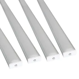 6.6FT/2 Meter for 3.3FT/1 Meter LED Aluminum Channel U-Shape, LED Profile with End Caps and Mounting Clips for LED Strip Light usalight