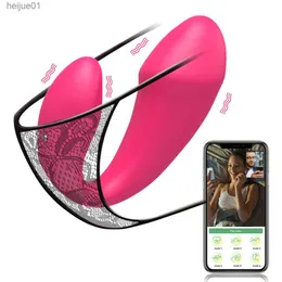 Zabawki dla dorosłych zabawki erotyczne Bluetooths wibrator dildo dla kobiet bezprzewodowy aplikacja zdalna zużycie wibrujące jajka