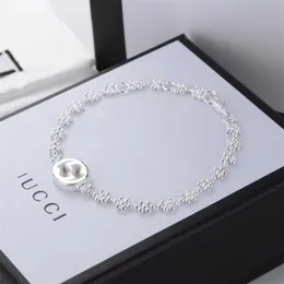 gioielli firmati bracciale collana anello fiocco di neve 925 stile per il tempo libero intrecciato perline tonde tendenza bracciale da donna di alta qualità