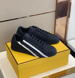 Lågtop logotyptryck sidor rand sneakers skor tröstar männen vit svart läder nappa tränare fest bröllop mäns casual promenad eu38-46.origianl box