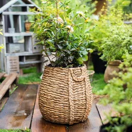 Vasi Vaso da fiori Vaso oversize Decorazione Ornamenti per pavimenti Giardino esterno cortile villa