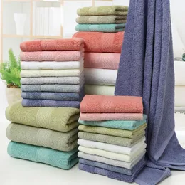 Set di 3 asciugamani da bagno di lusso in lino morbido di cotone a fiocco lungo per asciugamani da bagno di grandi dimensioni