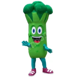 Nowy profesjonalny Bruce Broccoli Mascot Costumes Cartoon Fancy garnitur dla dorosłych zwierząt Mascotte Carnival Costume Halloween fantazyjna sukienka