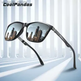 Solglasögon 2022 Polariserade mäns solglasögon Aluminium Anti-Glase Coating Lens Driving Square Brand Sun Glasses Male UV400 Sonnenbrille Herren L230523