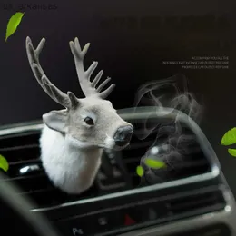 Animal Shape Car Air Freshener Cartoon Car Perfume Deer Penguin Car Fragrance Smell the Car Accessories Interior L230523