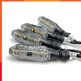 Ny 12 LED -motorcykel Turn Signal Lights Water Flowing Indicator Arrow Blinker Lamps Waterproof för Honda Yamaha Hayabusa Cafe Racer