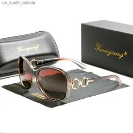 Yunsiyixing Fashion Polarized Sunglasses女性蝶の形状サングラスクラシック2023 UV400女性用屋外YS2115 L230523