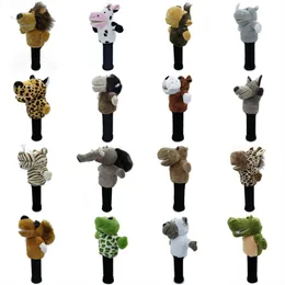 Other Golf Products All Kinds Of Animals Head Covers Fit Up To Fairway Woods Men Lady Club Cover Mascot Novelty Cute Gift 230530