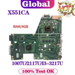 Motherboard Nuovo!X551C per ASUS X551CA X551CAP F551C F551CA R512C R512CA LAPPOP MATCHIALE MATURALE ORIGINALE CONTROLLARE 1007U/2117U/I32317U 4GRAM