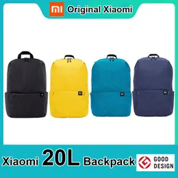 Organizer Original Xiaomi Mi Backpack 20L Big Capacity Men Women 15.6inch Laptop Bag Urban Leisure Back Pack Colorful Sports Carry Bag