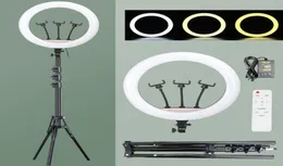 Flash Heads 18inch 45cm LED Ring Light With 19m Tripod Pography Lighting Lamp Po Studio Ringlight For YouTube Makeup Video3472783
