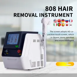 2023 Máquina de remoção de cabelo a laser de diodo para mulheres enfrentam YAG Máquina portátil 808 em casa removedor
