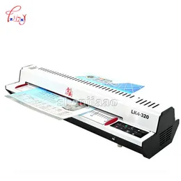 Laminator LK4320 320 mm zimny laminator Laminator Zimny ​​laminowanie 4 Roller System Photo Laminat Machine Plastyfikator A3 A4 Papier 220V 1PC