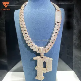 Custom Hot Design Hip Hop Luxury Jewelry 925 Silver Vvs Moissanite Fine Jewelry Man Moissanite Pendant Necklace for Roper