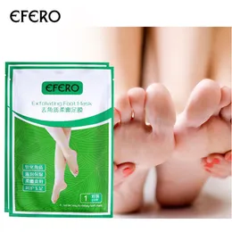 Pés 30Pair = 60pcs descascando a máscara esfoliante para os pés para pernas pés salto morto de pele remova meias de pedicure cuticles spa cuidados com a pele efero