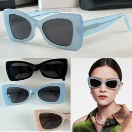 Gatos oculares óculos de sol femininos CL40236I Designer feminino óculos de sol Acetato Fibra Butterfly Cats Olhos vibrantes de barra de barra de barra de barra