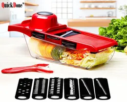Christmas Party Mandoline Slicer Vegetable Cutter With Stainless Steel Blade Manual Potato Peeler Carrot Grater Dicer Akc60353388229