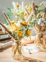 Fiori decorativi Nordic Alta qualità Pampa Eucalipto Cotone Bouquet Giunco Margherita Coda Erba Matrimonio Decorazioni per la casa Fiore secco