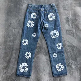 パンツ Fallett FallettXLee Flower Print Denim Pants Blue FA2309PT01 0216cc7c-c70e-4aba-b342-