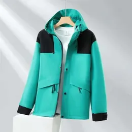 Giacca Naruto Stilista unisex Trench Tendenza retrò Snow Mountain Commemorativa Felpa con cappuccio da coppia regolabile antivento impermeabile e traspirante