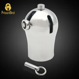 New Chaste Bird New Male Cock Penis Device Luxury Chastity Device PA9000 مع قابس التيتانيوم و PA Sexy Toy BDSM A295