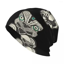 Berets Nz Maori Tiki Knit Hat Golf Man Cosplay Trucker Cap för män Kvinnor