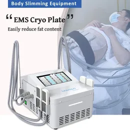 Tragbare Kryolipolyse-Körperschlankheitsmaschine, schmerzlose Fettverbrennung, Cellulite-Entfernung, 4 Griffe, EMS-Hautstraffung, Körpermassageausrüstung
