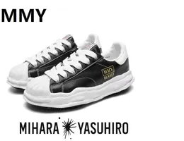 Kleidschuhe JPOrigin MMYMaison Mihara Yasuhiro Original STC Sohle Leder LowCut Sneakers Geformt Lässig Vielseitig Canvas Board 231130
