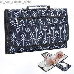 Changing Pads Covers Waterproof Baby Changing Pad Portable Multifunction Diaper Changing Bag Pad Baby Mom Clean Hand Folding Mat Infant Care Products Q231202
