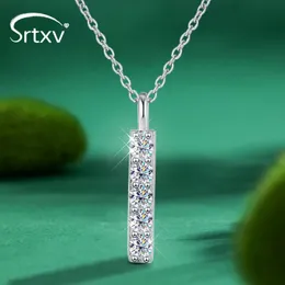 Chokers Full D Color Necklace for Women Sparkling Lab Created Diamond Pendant S925 Sterling Silver Wedding Gifts Jewelry GRA 231130