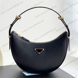 P Arque Designer Bag Shoulder Bags Luxury Handbags Women's Fashion Cross Body Classic Half Moon Triangle Embossed Messenger Large Capacity 3 Colors Top Quality
