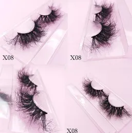25 mm mink eyelashes fake lashes 5D false eyelash Dramatic Eye lash vendor whole Makeup maquiagem custom private packaging wom3025864