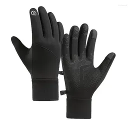 Cycling Gloves For Men | Warm Bike Winter Waterproof Windproof Riding Bicycle Thermal Touchscreen