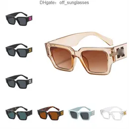Offs White Fashion Frames Sonnenbrille Marke Männer Frauen Sonnenbrille Pfeil X Rahmen Brillen Trend Hip Hop Square Sunglasse Sport Reisen Sonne A4QR