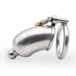 New Prison Bird New Arrival Male Stainless Steel Chastity Device Cage Locking Tube A017-1