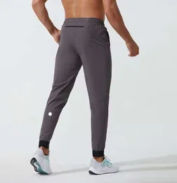 LL Men's Jogger Long Pants Sport Yoga Outfit Quick Dry Drawstring Gym Pockets Sweatpants Trousers Mens Casual Elastic Waist 666