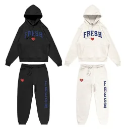 Sturniolo Triplets Fresh Love Merch 2 Pieces Sets Tracksuit Men Hooded Sweatshirt+Pants Pullover Hoodie Casual Sportwear