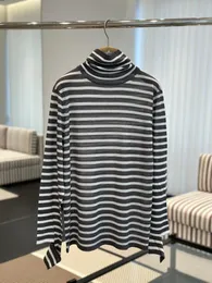 Women's T Shirts 2023 Fashion Long-sleeved Sexy Casual Striped Bottoming Shirt 1025