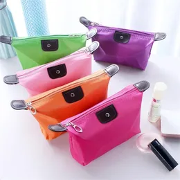 Dumpling Makeup Bag Solid Color Cosmetic Bag Casual Multifunctional Waterproof Wash Toiletry Storage Handbag12568