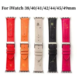 Luxury Brand Strap For Apple Watch Band 49mm 38mm 40mm 41mm 42 44mm 45mm Watchs Strap Wristband For iwatch 8 7 6 5 4 SE Ultra 2 Replace Wrist Watchband NEW iwatch bracelet