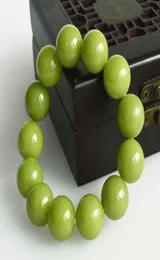 Fios frisados verde fluorite noite pérola grânulo pulseira brilho luz pulseira moonstone pedra jade natural para mulher men9523465