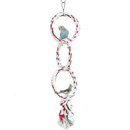 1pc Parrot Bird Toy, Bird Rope Perches, Chew Toys, With Elastic Cords And A  Comfortable Resting Place