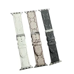 高級ブランドレザーアップルウォッチバンド38 40 41 42 44 45 49 mm新しい時計ストラップリストバンド用IWATCH 8 7 6 5 4 SE ULTRA 2デザイナーファッションブランドブレスレットウォッチバンドブレスレット