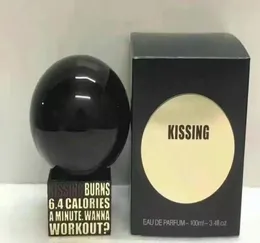 Perfume highend para mulheres homens fragrâncias perfum adultos beijando edt 100ml bom cheiro spray clone designer perfumes fresco agradável 4356367