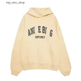 High Quality 2023 New Embroidery Style Hot Sale Women Hoodie Desginer Fashion Cotton Ab Classic Letter Print Color Sweatshirt Anines Bing 233