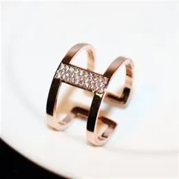 Vintage Finger Rings 18K Gold Plated Fashion Wedding Party Ring For Women Punk Zircon Charms Rings Costume Accessories Bijoux260e
