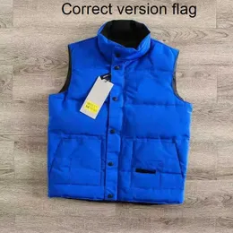 Kanada Giletmen'in Yelekleri Erkek Aşağı Yelek Puffer Ceket Parka Gilet Tasarımcı Ceketler Erkek Kadın Kış Kaz Palto Dış Giyim Boyutu S-3XL 07GOOSE