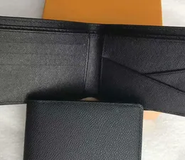 New Fashion Leather Men Short Wallet Women Casual Purse with Box Whole luxury small bifold wallet5186919