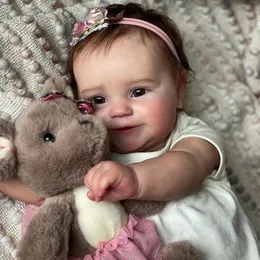 Куклы 18 дюймов Reborn Toddler Doll Babies Maddie Baby Полное тело Винил Реалистичный 231130