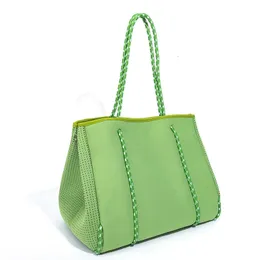 Evening Bag Large Size Summer Neoprene Beach Luxury Ladies Shoulder Tote Travel Holiday Multifunctional Handbag 231130